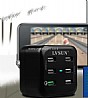 עמדת טעינה USB/שקע ל - 6 יציאות