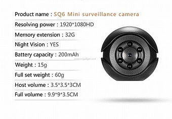 ����� ����� ����-SQ6 Mini surveillance camera