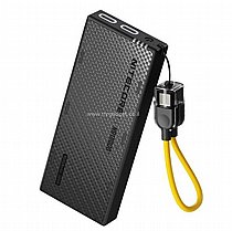 סו�?�?ת גיבוי קו�?פקטית NITECORE בעיצוב סיבי פח�?�? ע�? כב�? נשי�?ה